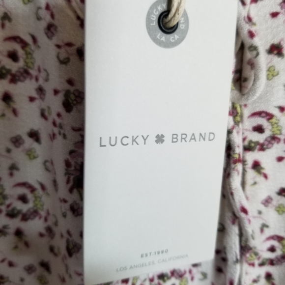 LUCKY BRAND Shift Floral Print Dress - Picture 10 of 15